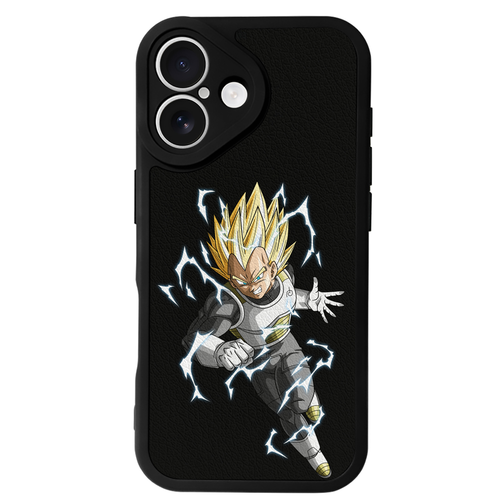 （画像用） ドラゴンボール ベジータ四世（Bejīta Yonsei）DRAGON BALL Vegeta IV 【iPhone 16シリーズ対応】シリコンスマホケース（レザー調） 材質：シリコン